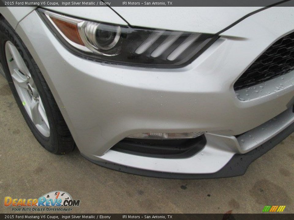 2015 Ford Mustang V6 Coupe Ingot Silver Metallic / Ebony Photo #4