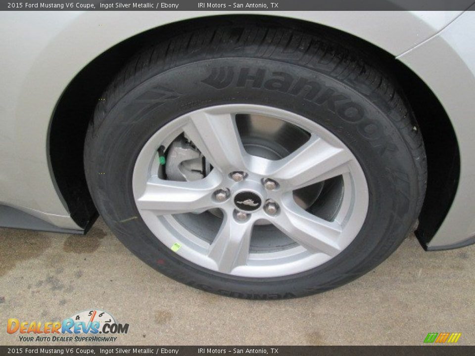 2015 Ford Mustang V6 Coupe Ingot Silver Metallic / Ebony Photo #5