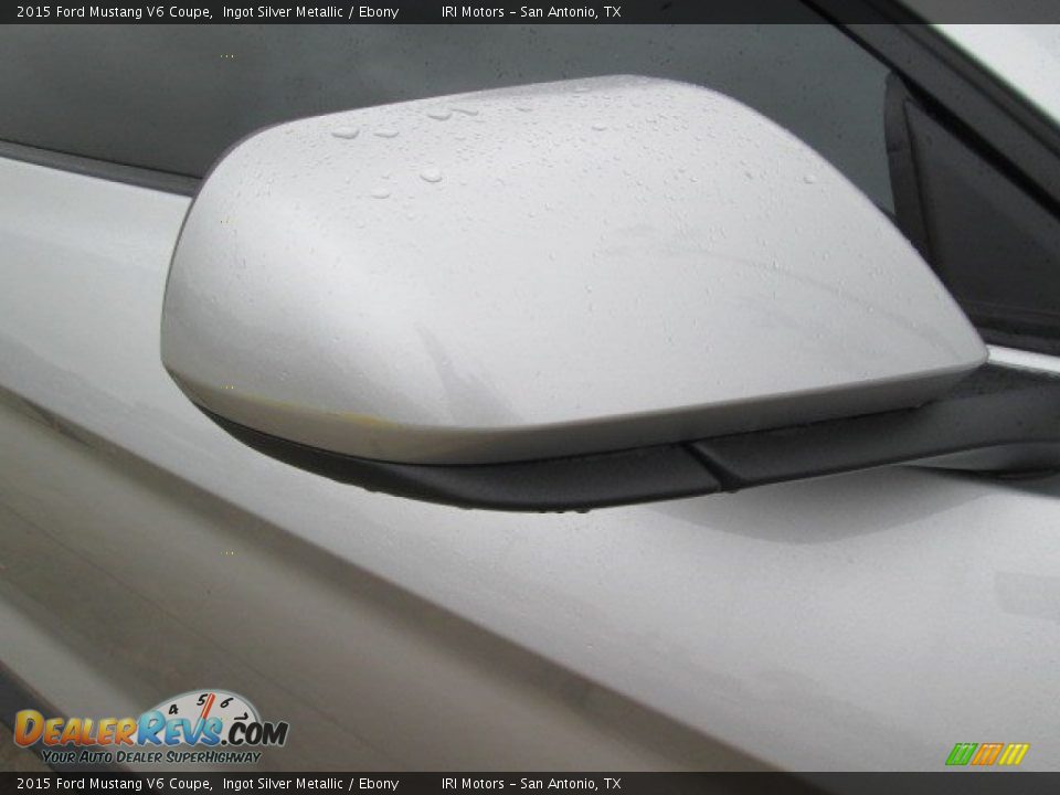 2015 Ford Mustang V6 Coupe Ingot Silver Metallic / Ebony Photo #6