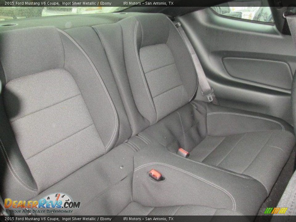 2015 Ford Mustang V6 Coupe Ingot Silver Metallic / Ebony Photo #16
