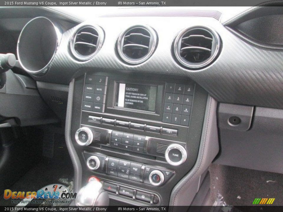 2015 Ford Mustang V6 Coupe Ingot Silver Metallic / Ebony Photo #24