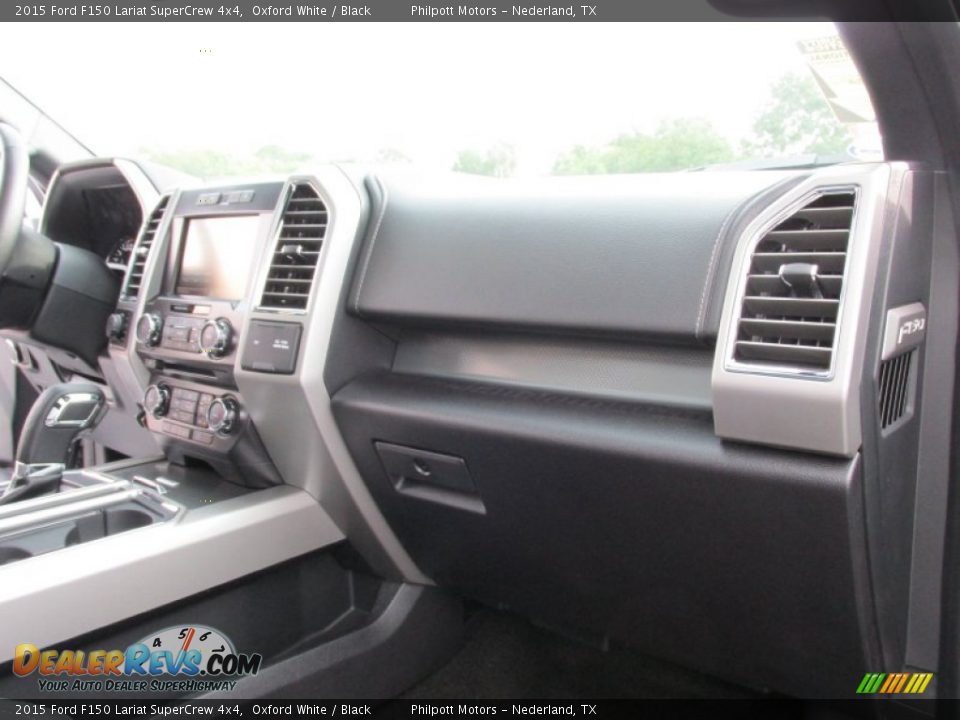 2015 Ford F150 Lariat SuperCrew 4x4 Oxford White / Black Photo #18