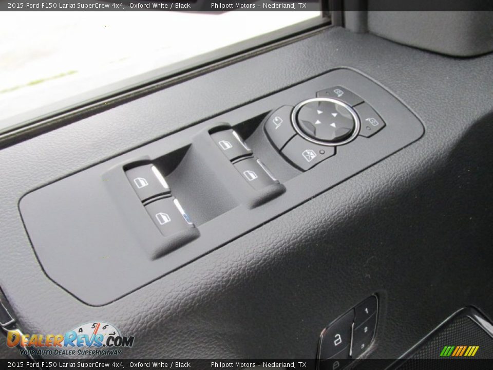 2015 Ford F150 Lariat SuperCrew 4x4 Oxford White / Black Photo #22