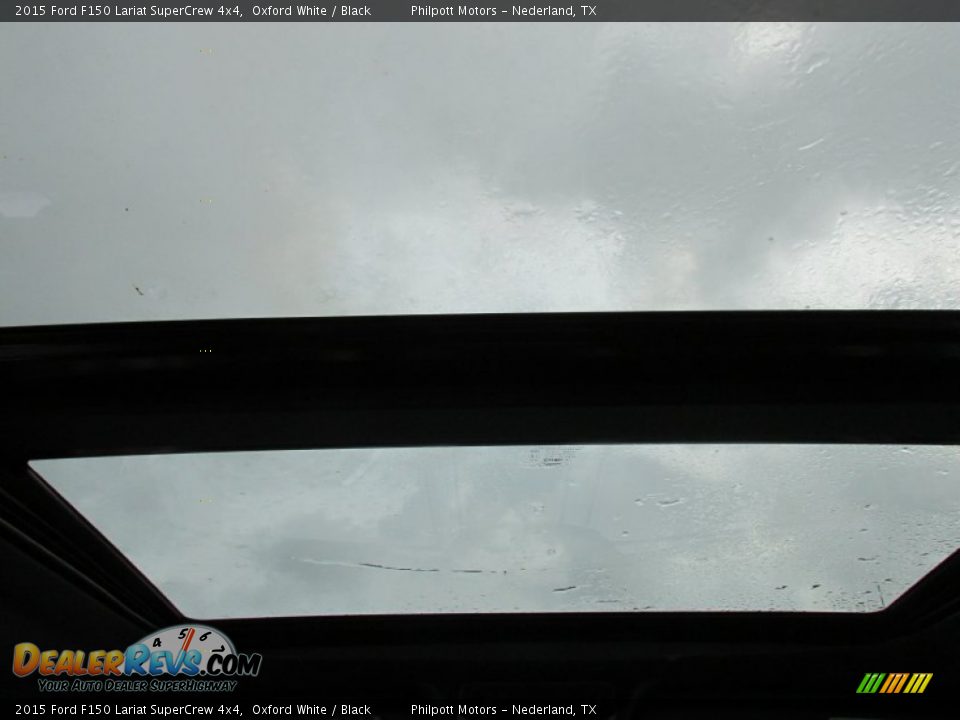 2015 Ford F150 Lariat SuperCrew 4x4 Oxford White / Black Photo #25