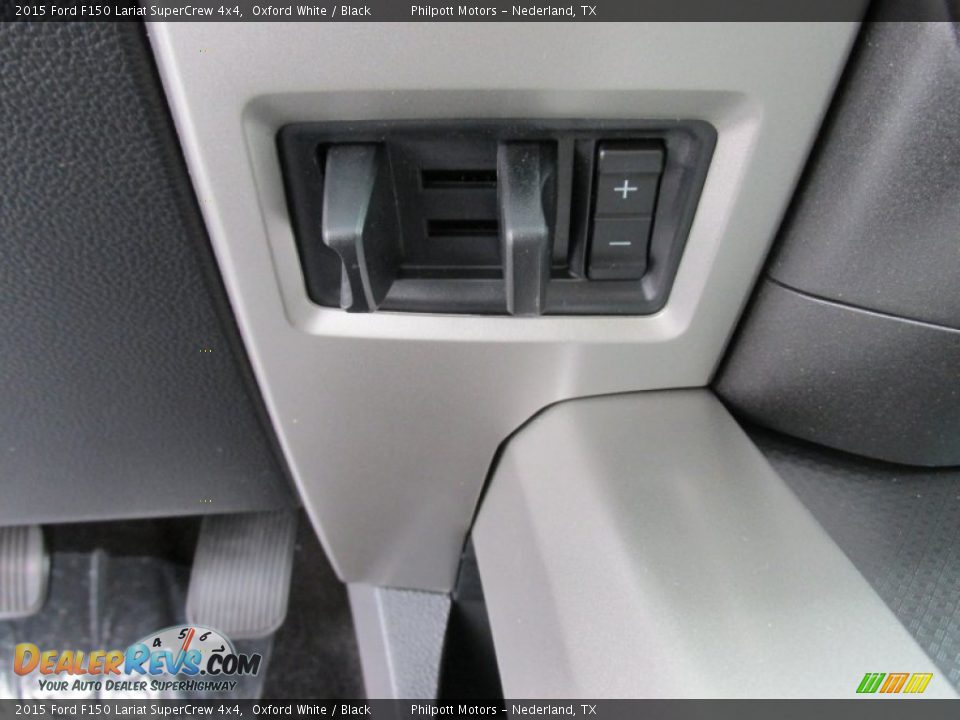 2015 Ford F150 Lariat SuperCrew 4x4 Oxford White / Black Photo #32