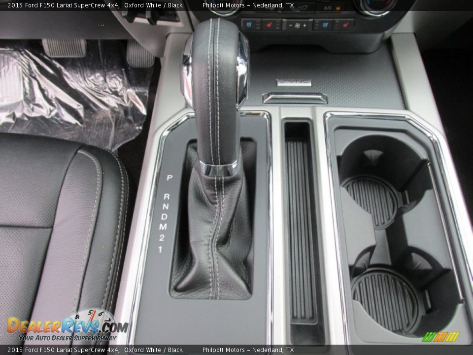 2015 Ford F150 Lariat SuperCrew 4x4 Oxford White / Black Photo #33