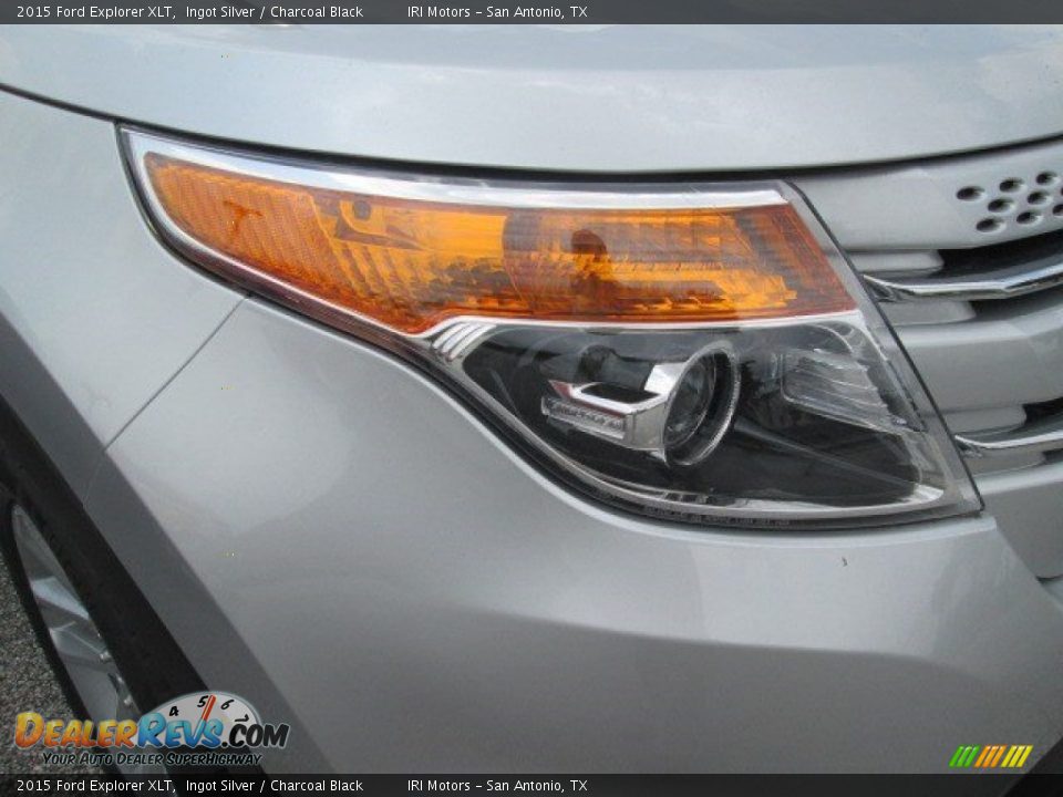 2015 Ford Explorer XLT Ingot Silver / Charcoal Black Photo #5