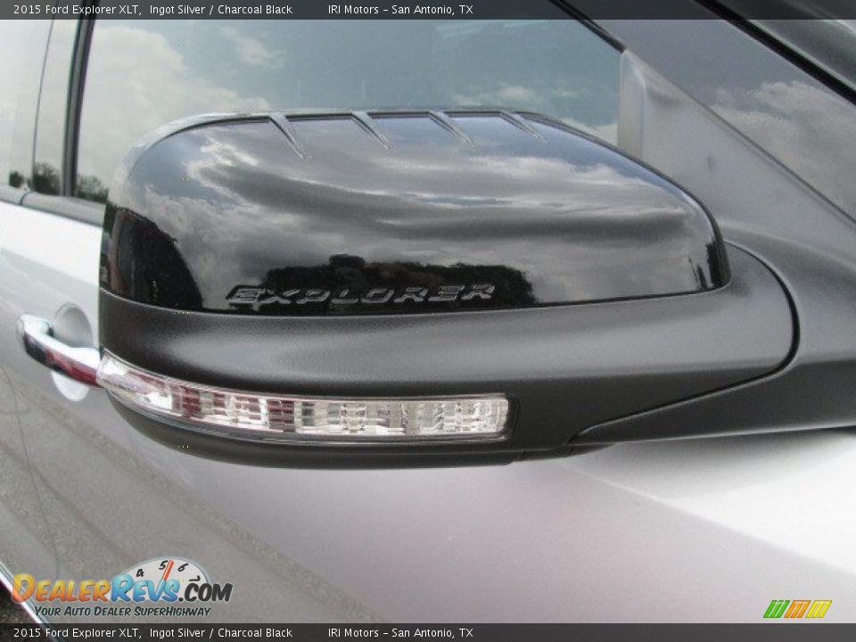 2015 Ford Explorer XLT Ingot Silver / Charcoal Black Photo #7