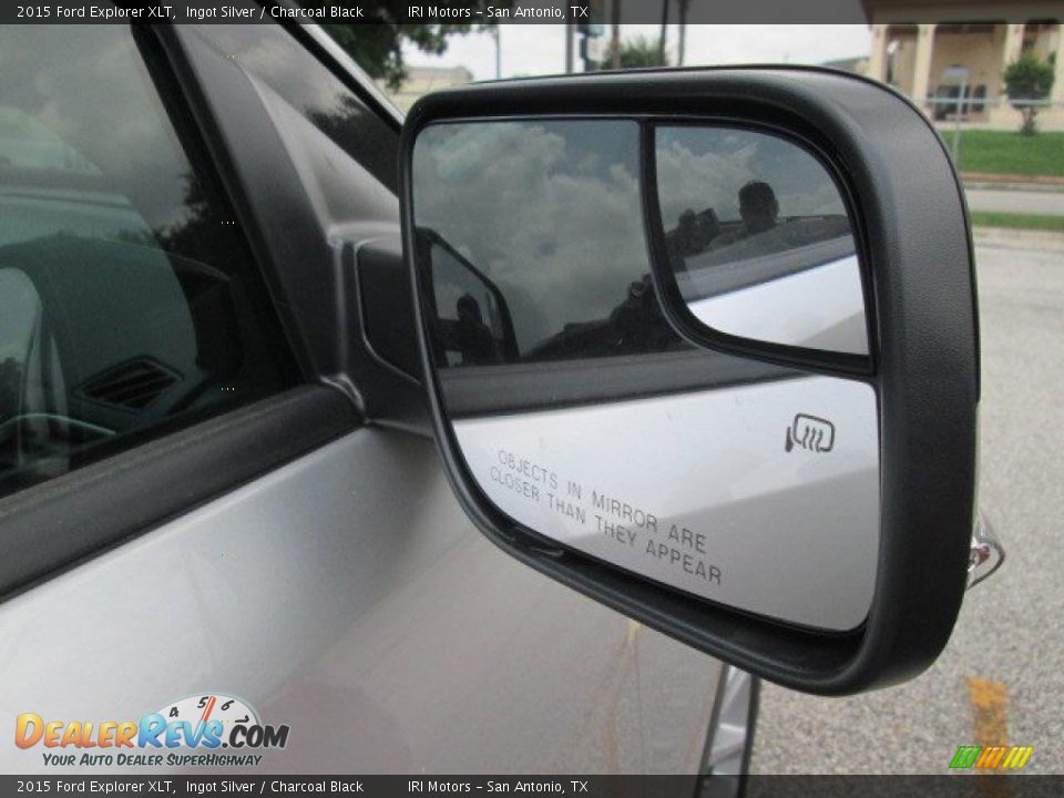 2015 Ford Explorer XLT Ingot Silver / Charcoal Black Photo #8