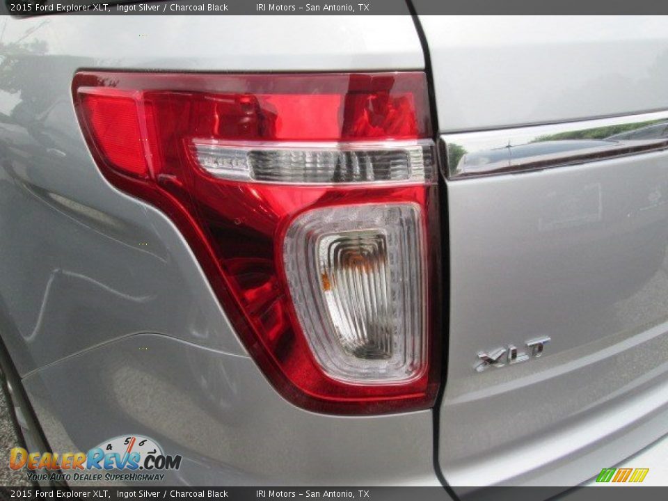2015 Ford Explorer XLT Ingot Silver / Charcoal Black Photo #13