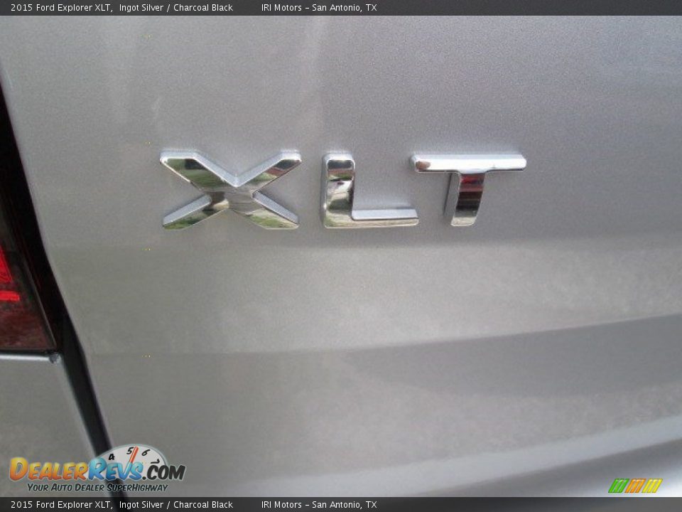 2015 Ford Explorer XLT Ingot Silver / Charcoal Black Photo #14
