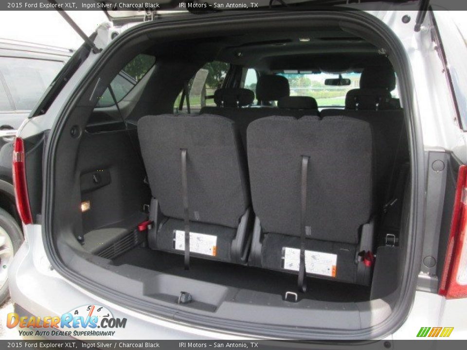 2015 Ford Explorer XLT Ingot Silver / Charcoal Black Photo #19