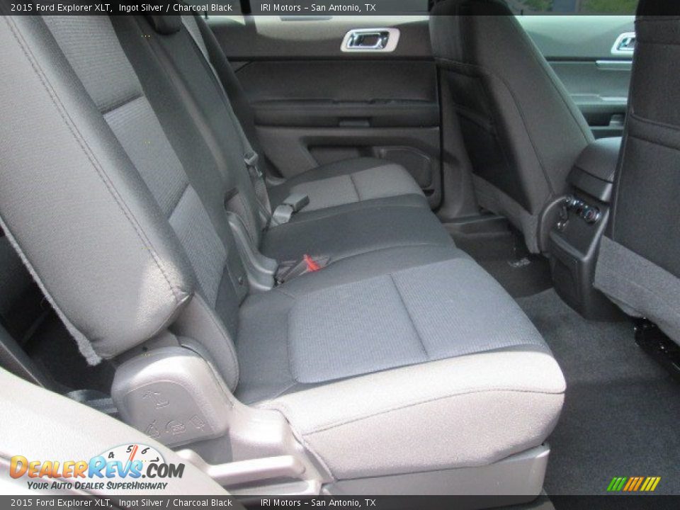 2015 Ford Explorer XLT Ingot Silver / Charcoal Black Photo #23