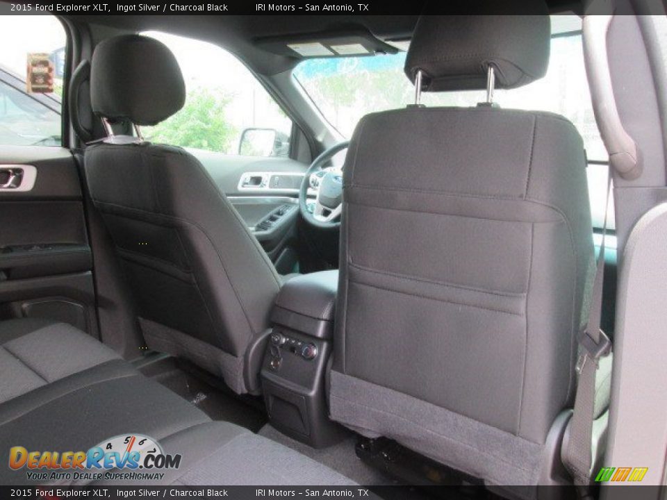 2015 Ford Explorer XLT Ingot Silver / Charcoal Black Photo #24