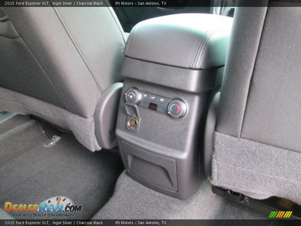 2015 Ford Explorer XLT Ingot Silver / Charcoal Black Photo #25