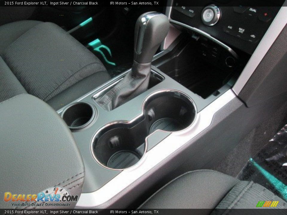 2015 Ford Explorer XLT Ingot Silver / Charcoal Black Photo #31