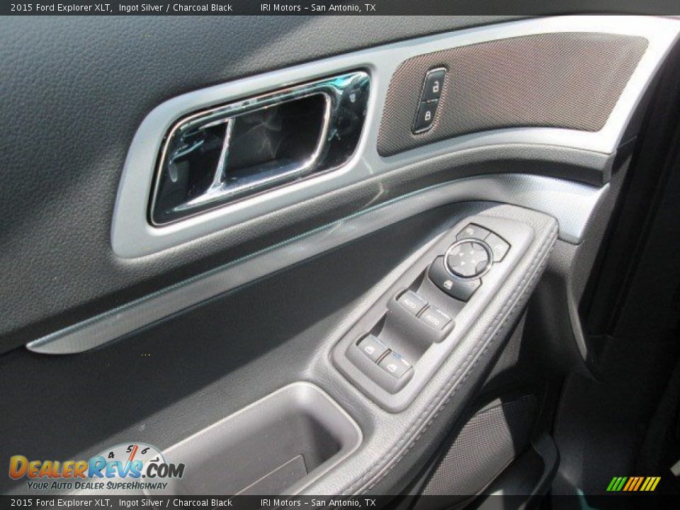 2015 Ford Explorer XLT Ingot Silver / Charcoal Black Photo #34