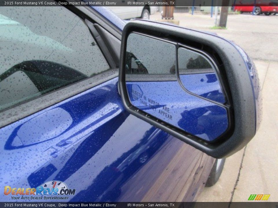 2015 Ford Mustang V6 Coupe Deep Impact Blue Metallic / Ebony Photo #7