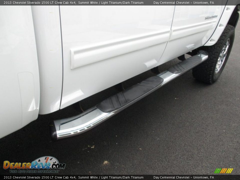 2013 Chevrolet Silverado 1500 LT Crew Cab 4x4 Summit White / Light Titanium/Dark Titanium Photo #12