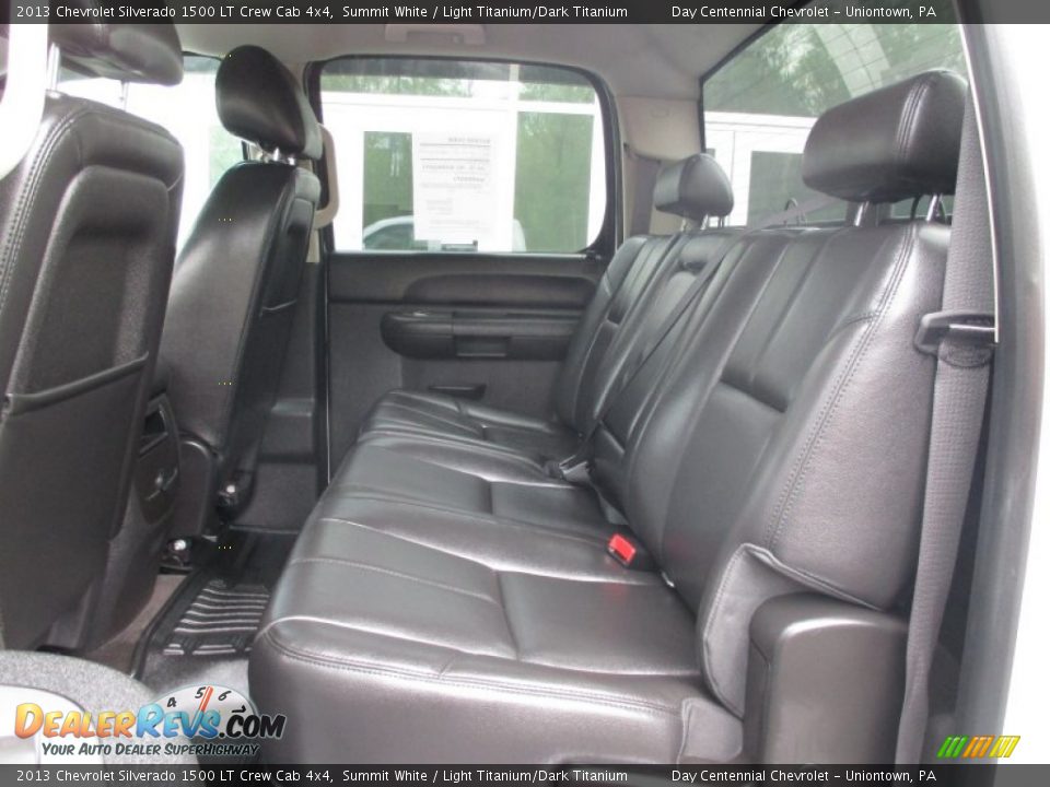 2013 Chevrolet Silverado 1500 LT Crew Cab 4x4 Summit White / Light Titanium/Dark Titanium Photo #22