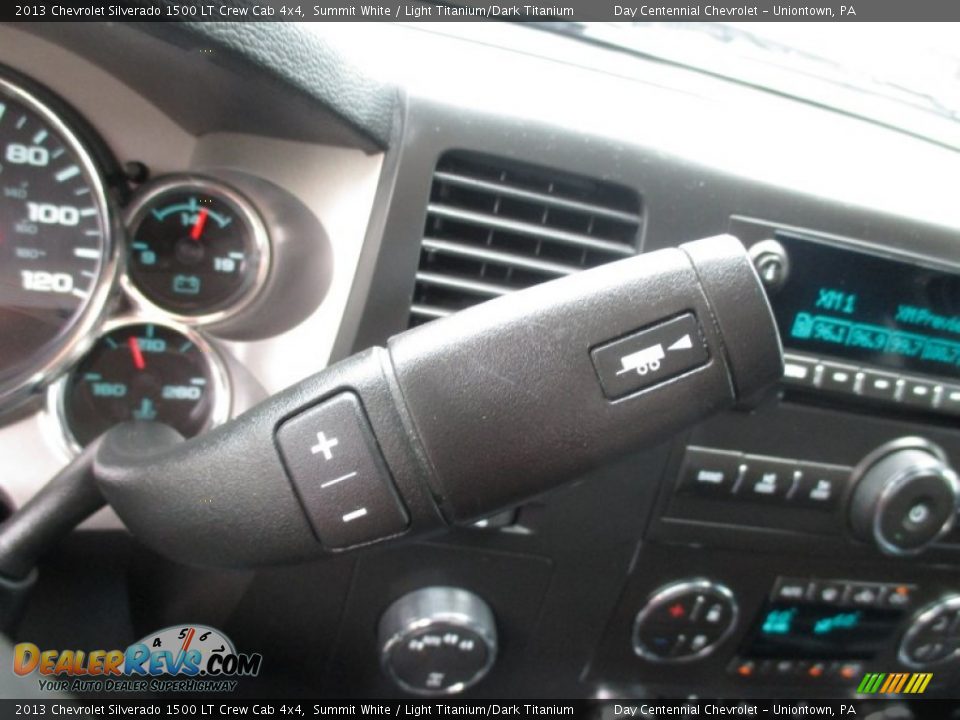 2013 Chevrolet Silverado 1500 LT Crew Cab 4x4 Summit White / Light Titanium/Dark Titanium Photo #36