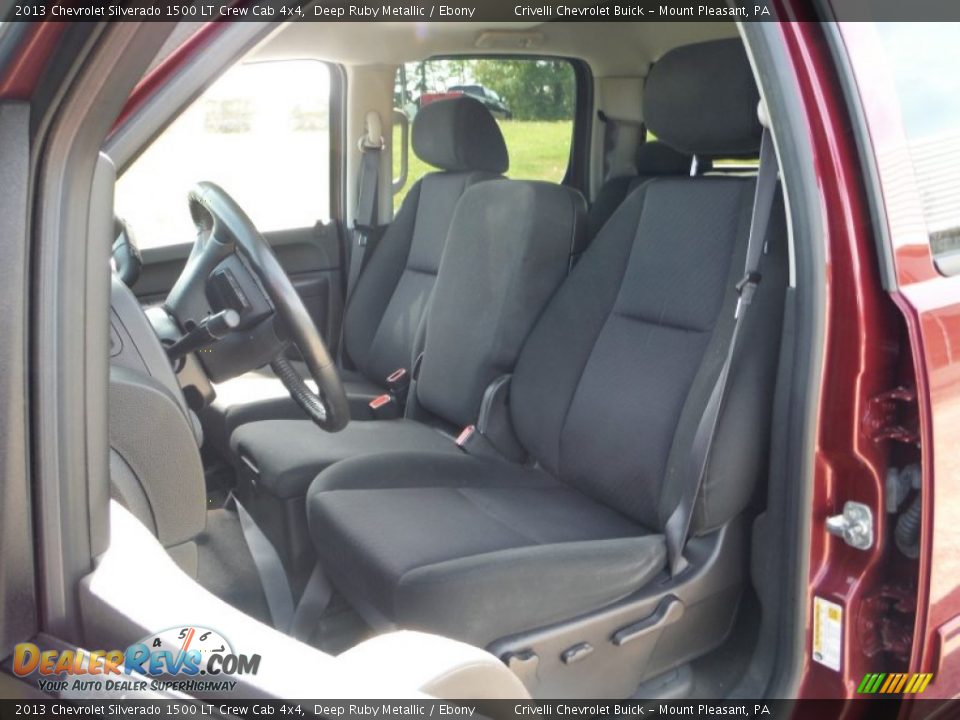 2013 Chevrolet Silverado 1500 LT Crew Cab 4x4 Deep Ruby Metallic / Ebony Photo #23