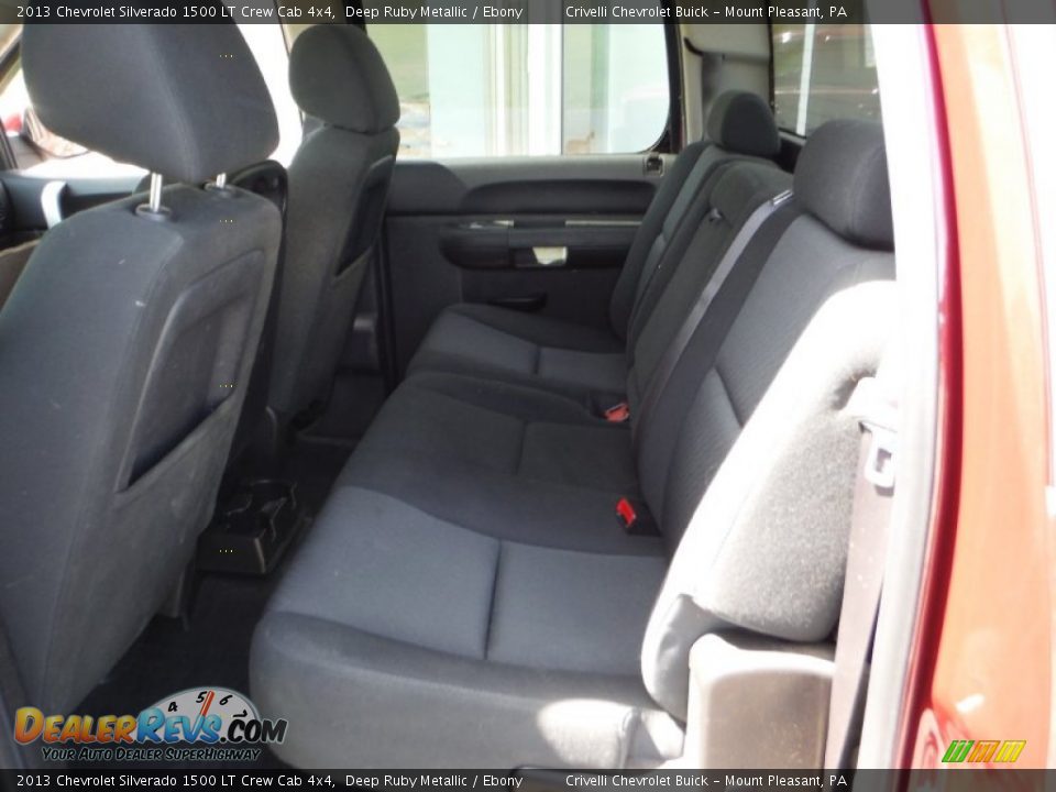 2013 Chevrolet Silverado 1500 LT Crew Cab 4x4 Deep Ruby Metallic / Ebony Photo #32