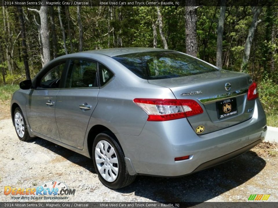 2014 Nissan Sentra SV Magnetic Gray / Charcoal Photo #6