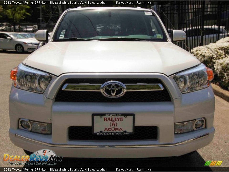 2012 Toyota 4Runner SR5 4x4 Blizzard White Pearl / Sand Beige Leather Photo #2