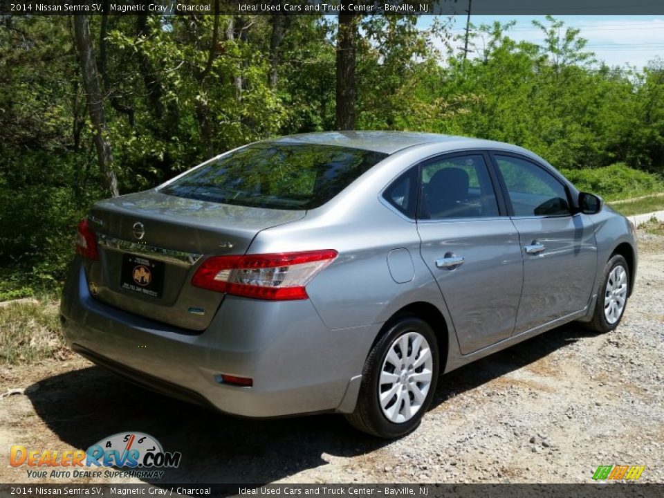 2014 Nissan Sentra SV Magnetic Gray / Charcoal Photo #7
