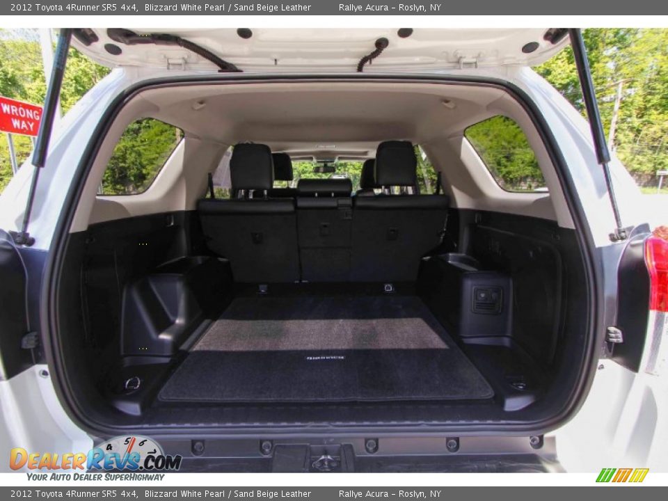 2012 Toyota 4Runner SR5 4x4 Blizzard White Pearl / Sand Beige Leather Photo #7