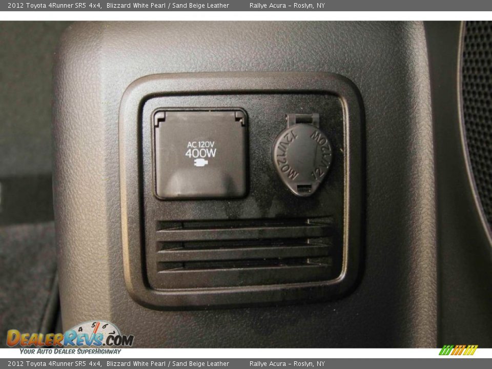 2012 Toyota 4Runner SR5 4x4 Blizzard White Pearl / Sand Beige Leather Photo #8