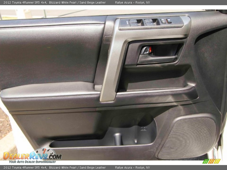 2012 Toyota 4Runner SR5 4x4 Blizzard White Pearl / Sand Beige Leather Photo #11