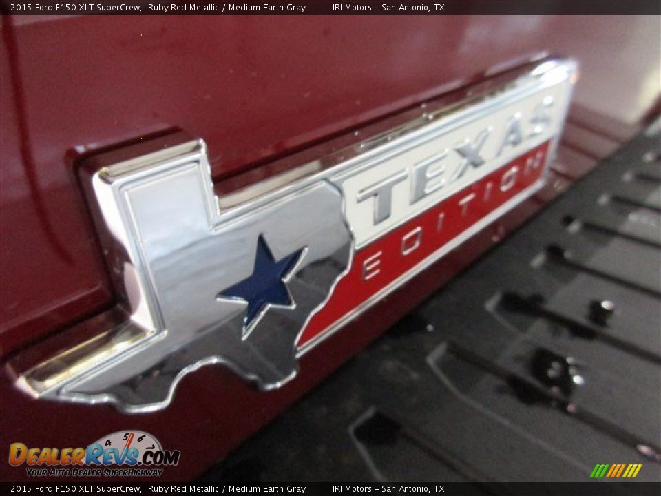 2015 Ford F150 XLT SuperCrew Ruby Red Metallic / Medium Earth Gray Photo #8