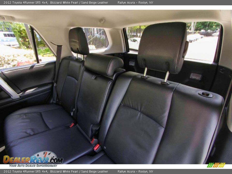 2012 Toyota 4Runner SR5 4x4 Blizzard White Pearl / Sand Beige Leather Photo #21