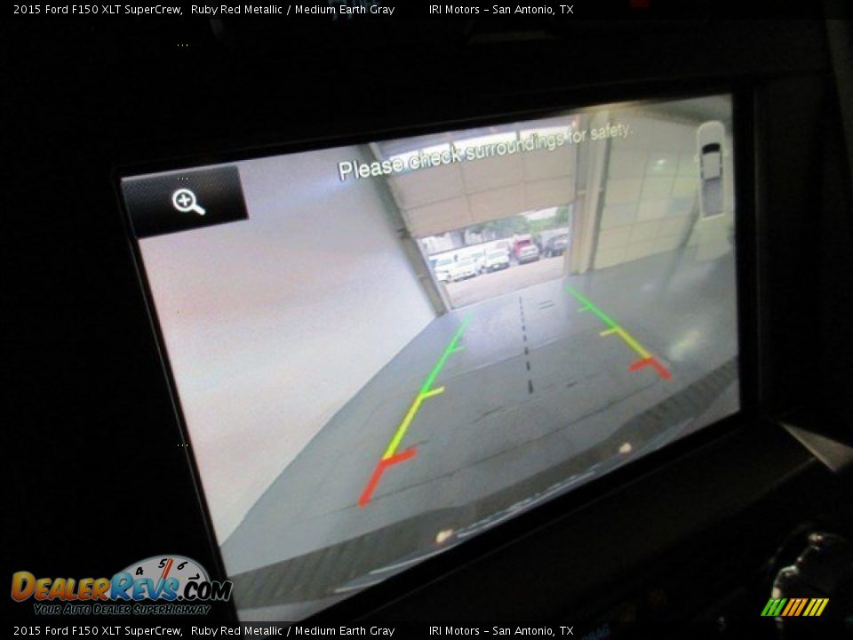 2015 Ford F150 XLT SuperCrew Ruby Red Metallic / Medium Earth Gray Photo #17