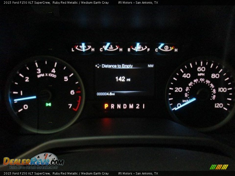 2015 Ford F150 XLT SuperCrew Ruby Red Metallic / Medium Earth Gray Photo #19