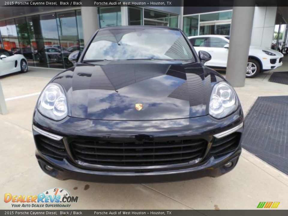2015 Porsche Cayenne Diesel Black / Black Photo #2