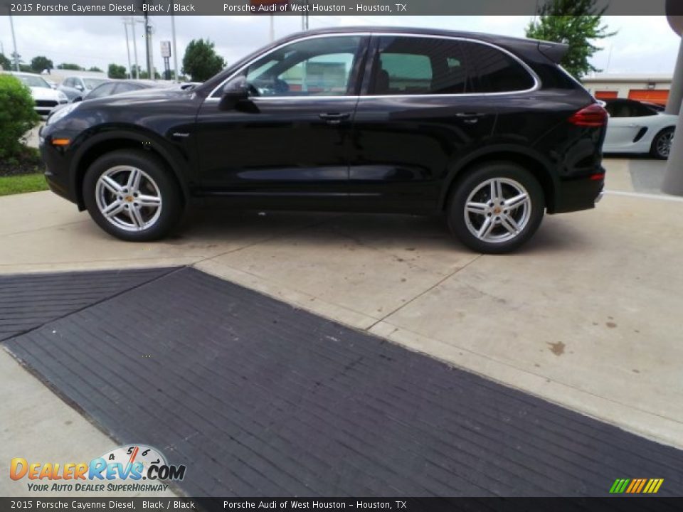 2015 Porsche Cayenne Diesel Black / Black Photo #4