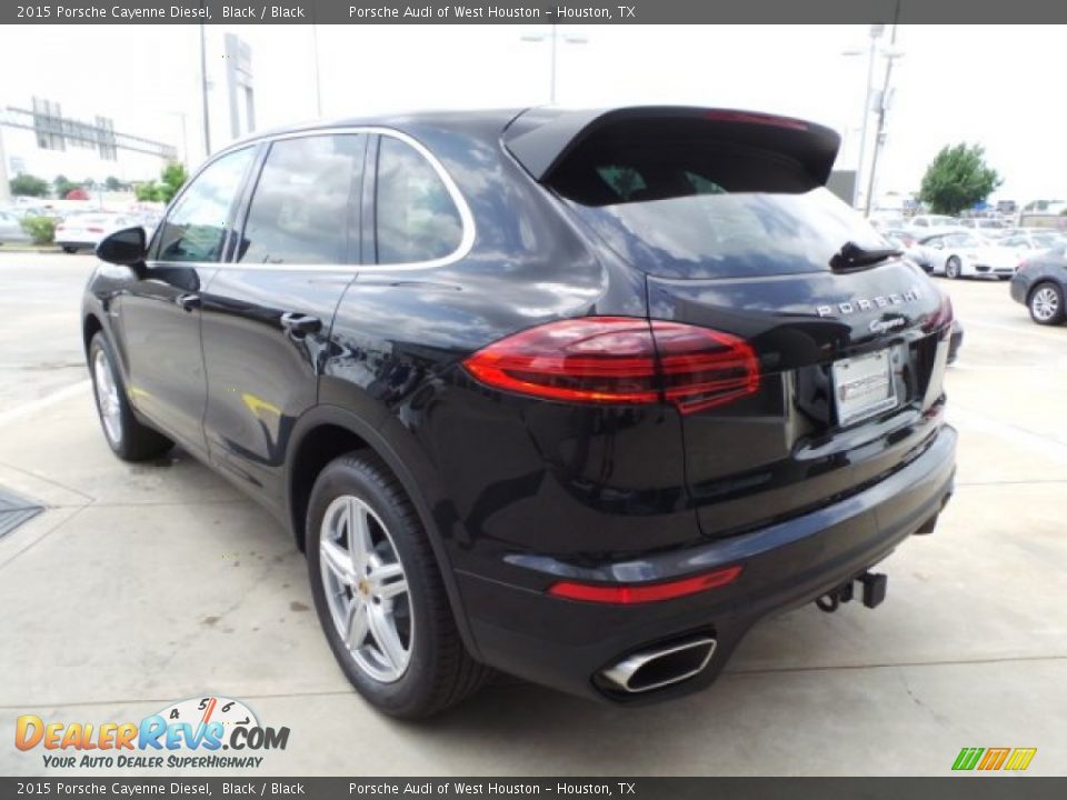 2015 Porsche Cayenne Diesel Black / Black Photo #5