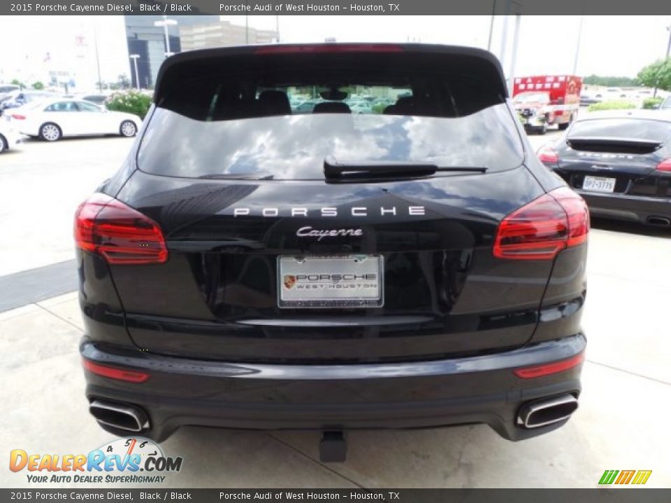 2015 Porsche Cayenne Diesel Black / Black Photo #6