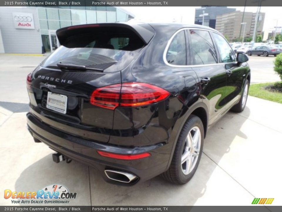 2015 Porsche Cayenne Diesel Black / Black Photo #7