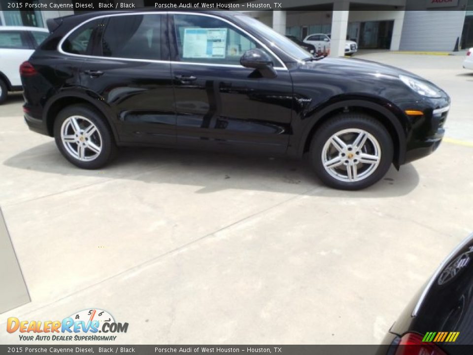 2015 Porsche Cayenne Diesel Black / Black Photo #8