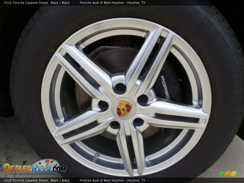 2015 Porsche Cayenne Diesel Black / Black Photo #9
