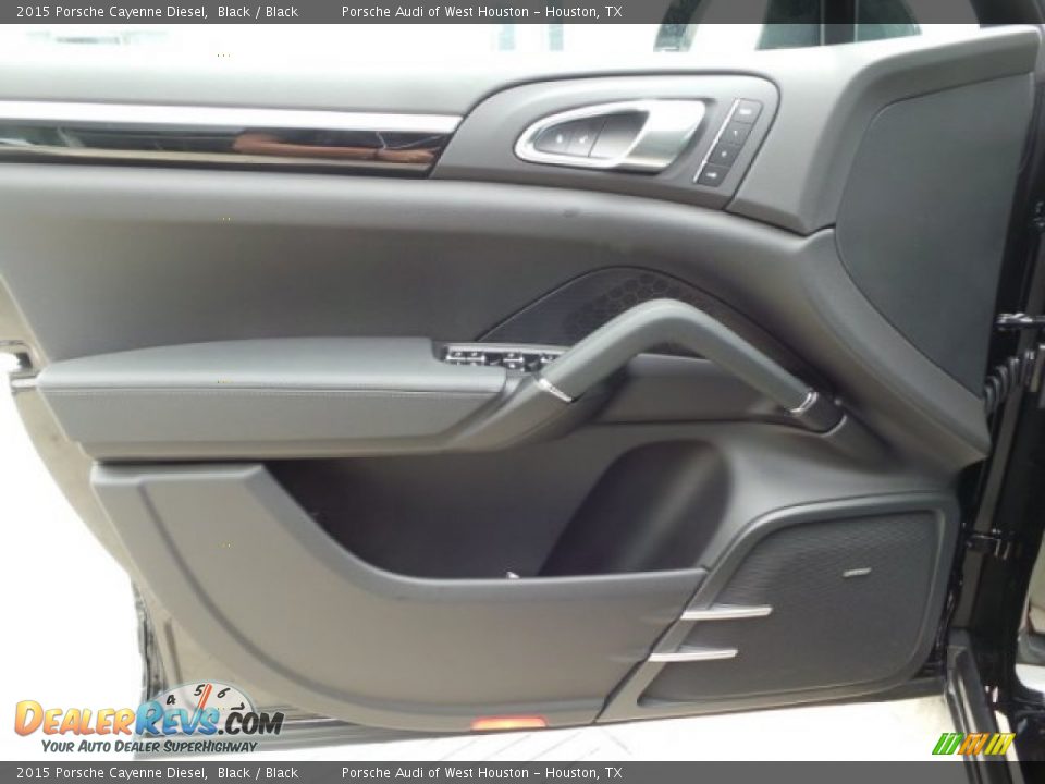 2015 Porsche Cayenne Diesel Black / Black Photo #10