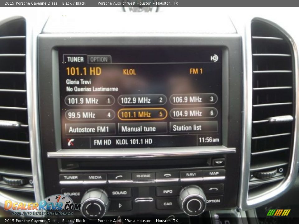 2015 Porsche Cayenne Diesel Black / Black Photo #18