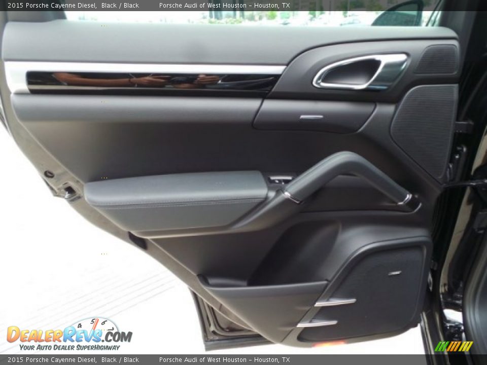 2015 Porsche Cayenne Diesel Black / Black Photo #24