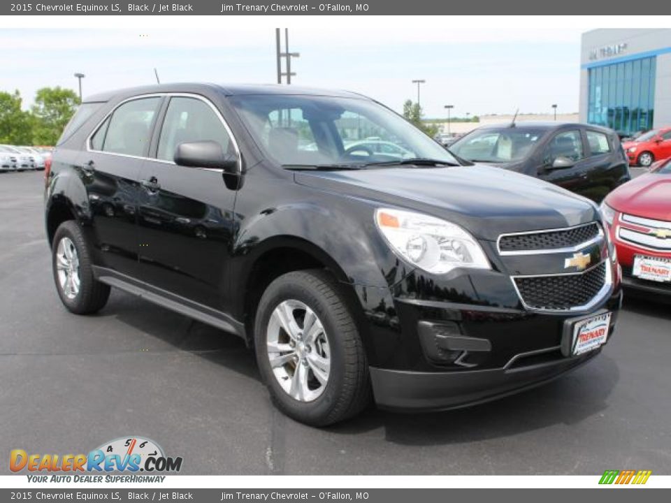 2015 Chevrolet Equinox LS Black / Jet Black Photo #2