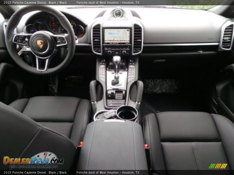 2015 Porsche Cayenne Diesel Black / Black Photo #26