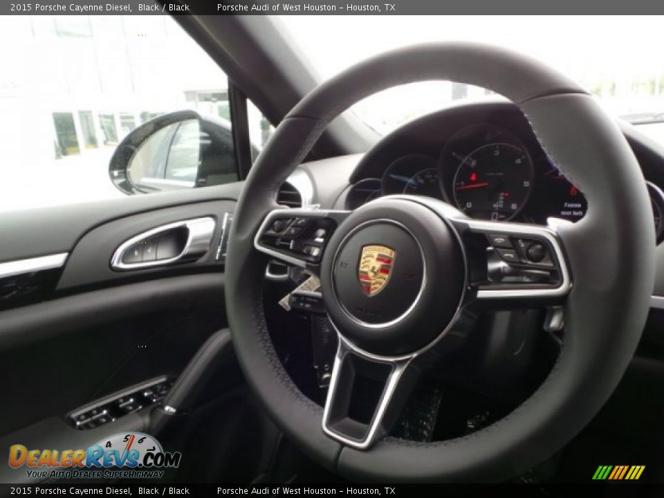 2015 Porsche Cayenne Diesel Black / Black Photo #27